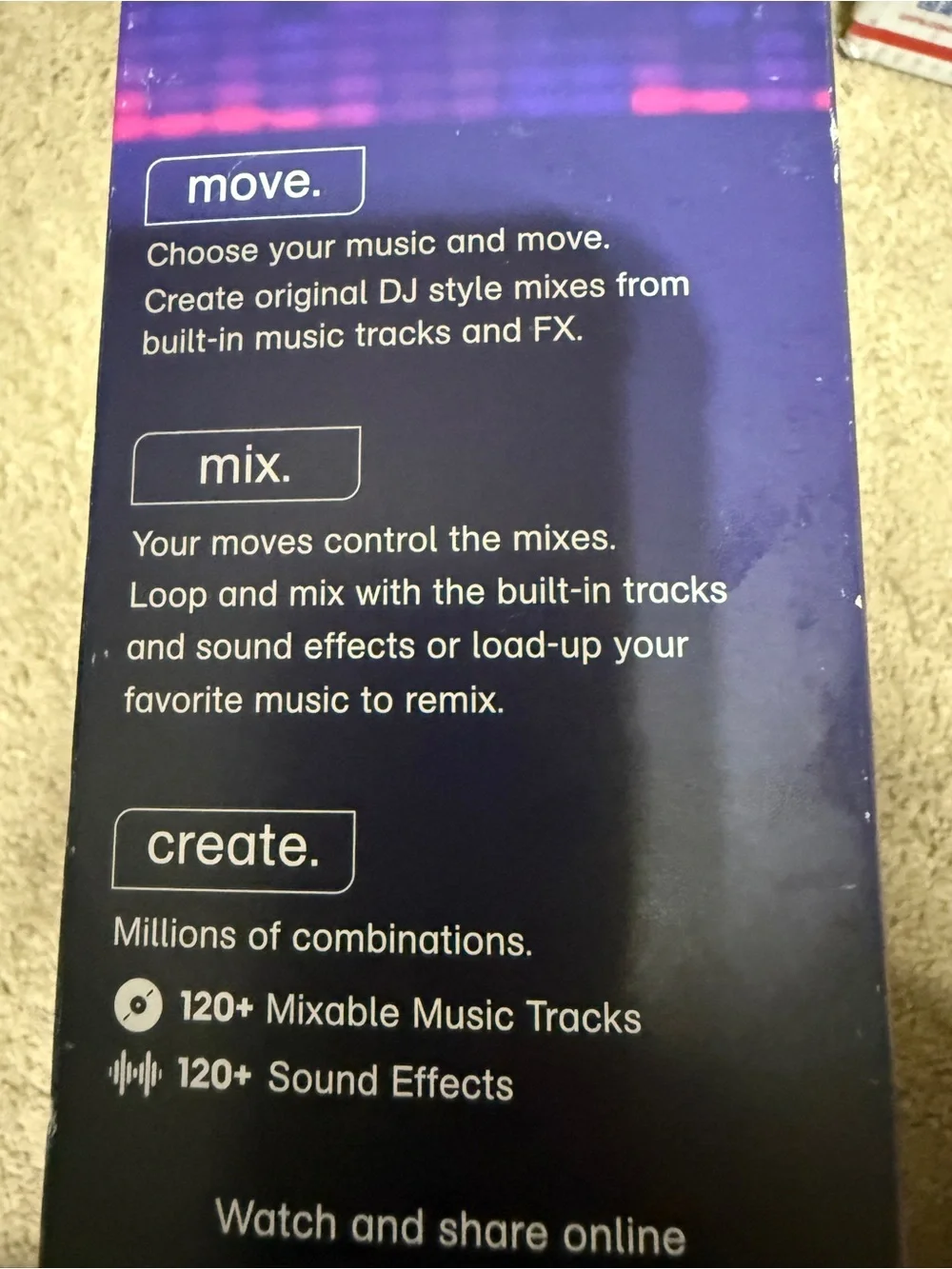 Pro Motion-Controlled Music Mixer - Black/White